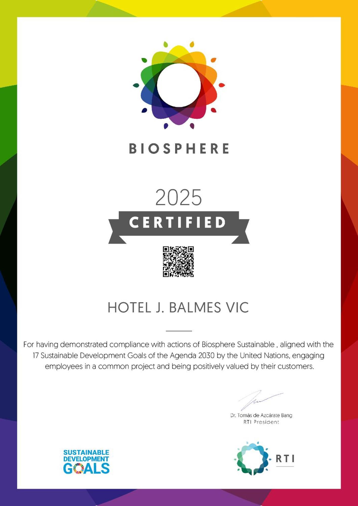 Hotel J. Balmes Vic Buitenkant foto